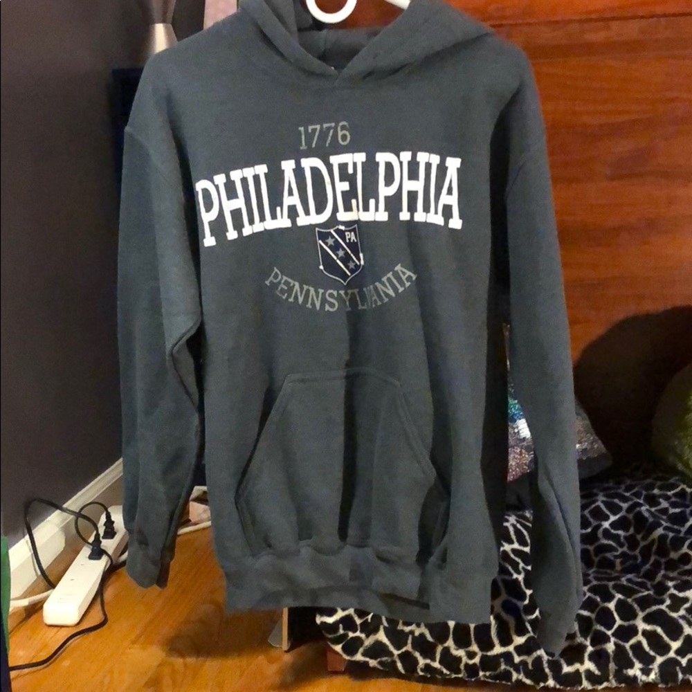 Men’s poly cotton hoodie pullover